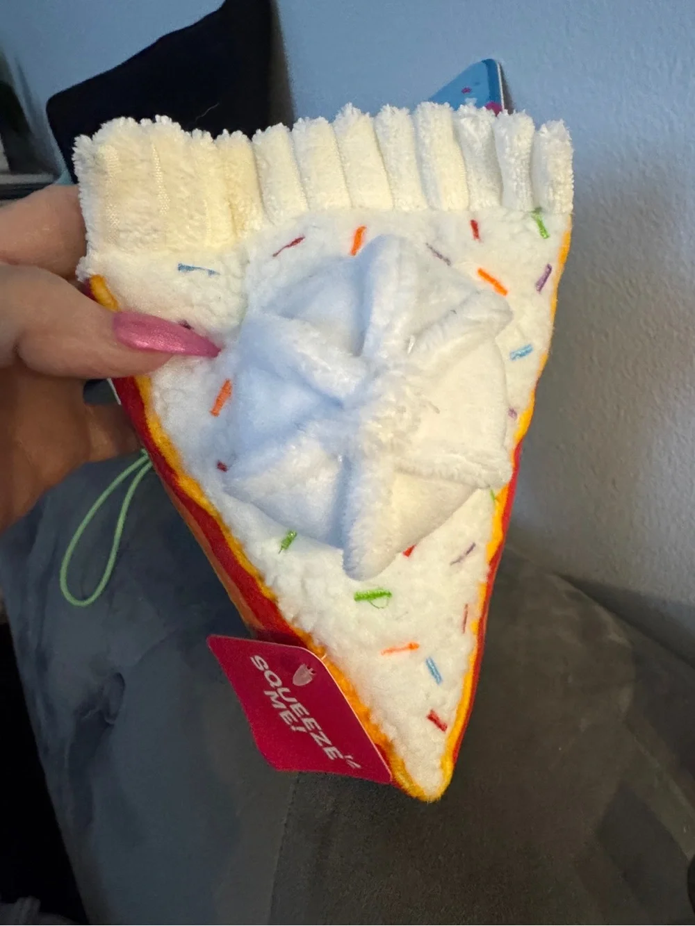 Bark Party! Animal ‘Peace Of Cake’ Large Plush Dog Toy